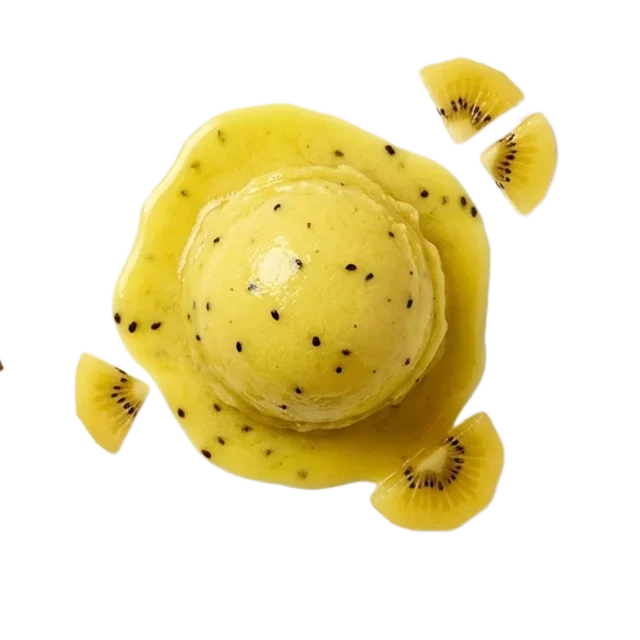 Sorbetto al kiwi giallo